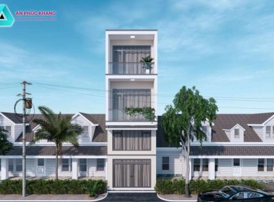Mẫu thiết kế nhà phố 4 tầng