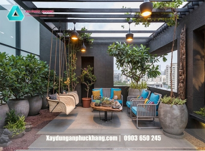 Cải Tạo Sân Thượng Độc Đáo,  Tiết Kiệm Chi Phí