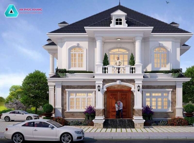 Mẫu Thiết Kế Biệt Thự 2 Tầng