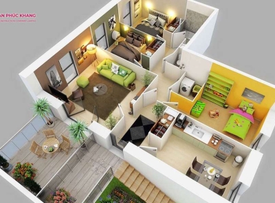 Nhà Cấp 4 3 Phòng Ngủ - Danh Sách Mẫu Nhà Đẹp