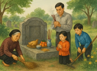Phong Tục Tảo Mộ Thanh Minh Trong Tháng Ba Âm Lịch