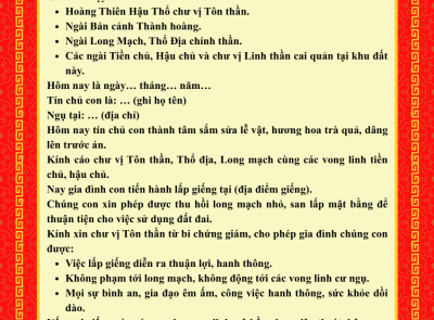 Văn khấn lấp giếng cũ đúng phong thủy – Nghi lễ quan trọng trước khi san lấp giếng cũ