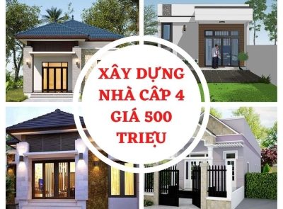 Xây Dựng Nhà Cấp 4 Giá 500 Triệu