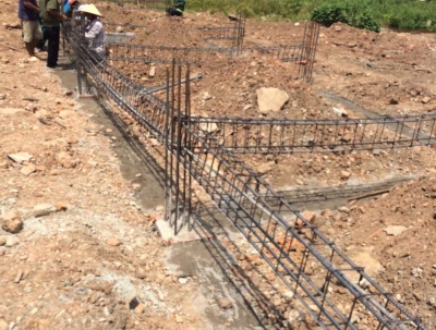  Xây dựng An phúc khang .tiến độ thi công nhà thầy hữu .gia công thép đà kiềng