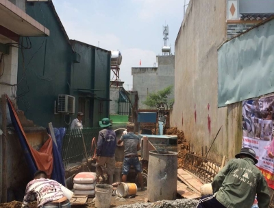 xây nhà anh nhân phần thô tại bình dương