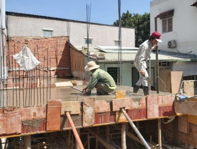 Tiến độ thi công nhà quận 9 xây dựng an phúc khang 