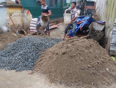 tiến độ thi công nhà anh nhân dĩ An Bình Dương