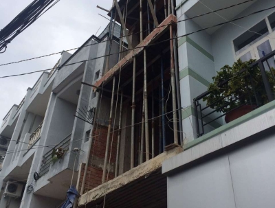  An phúc khang .tiến độ thi công nhà anh phương gò vấp đổ sàn tầng 4