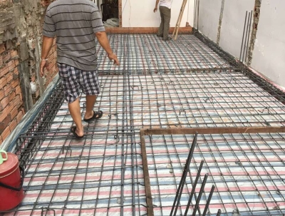  Xây dựng An phúc khang .tiến độ thi công đan thép sàn lầu một nhà anh phương gò vấp
