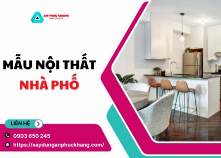 Mẫu nhà phố nội thất đẹp 