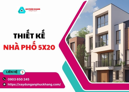 Thiết kế nhà phố 5x20