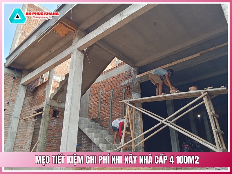 Mẹo tiết kiệm chi phí khi xây nhà cấp 4 100m2