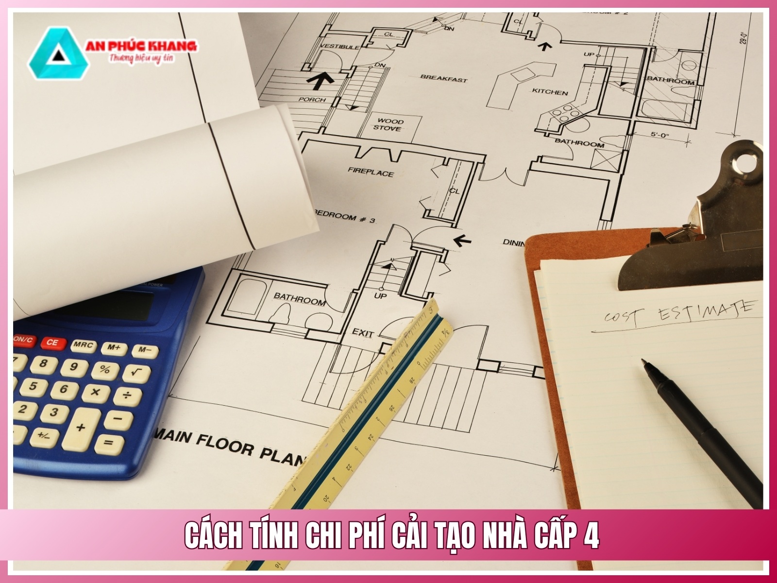 Cach tinh chi phi cai tao nha cap 4