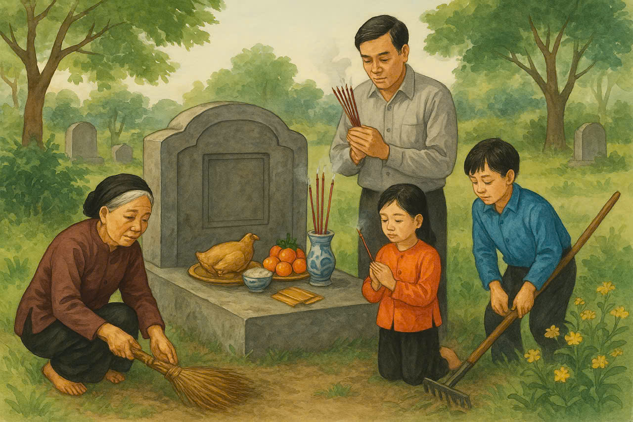 tảo mộ tiết thanh minh