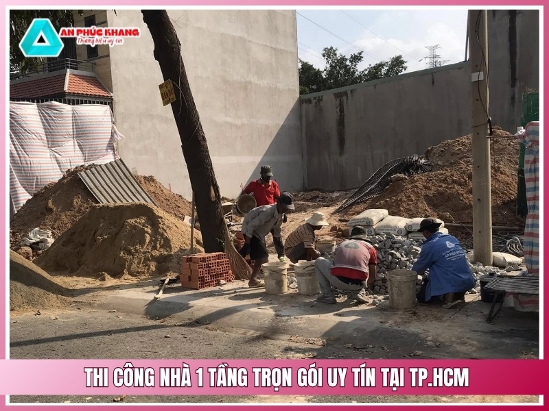 Xây Dựng An Phúc Khang – Thi công nhà 1 tầng trọn gói uy tín tại TP.HCM