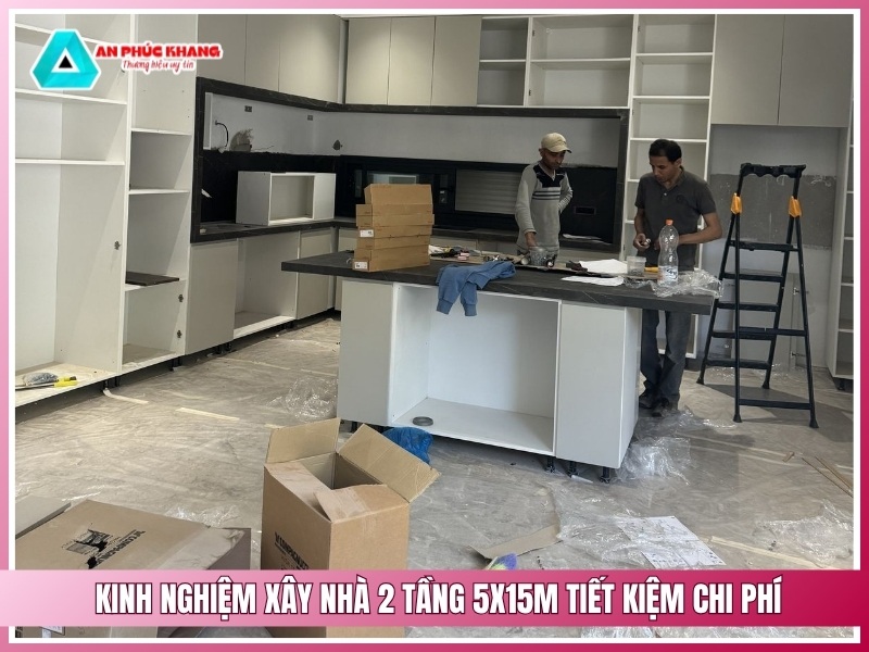 Kinh nghiệm xây nhà 2 tầng 5x15m tiết kiệm chi phí