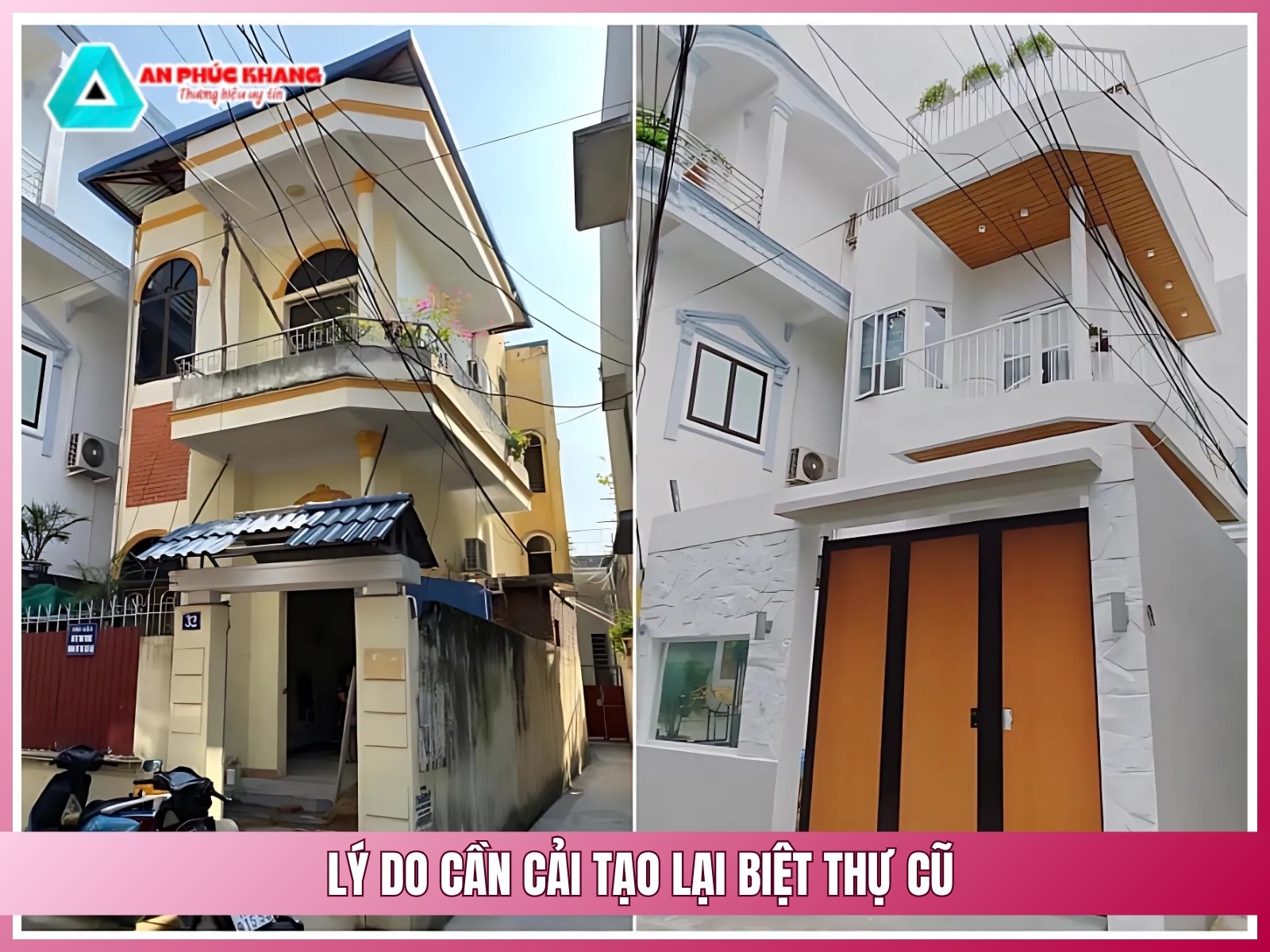 Ly do can cai tao lai biet thu cu
