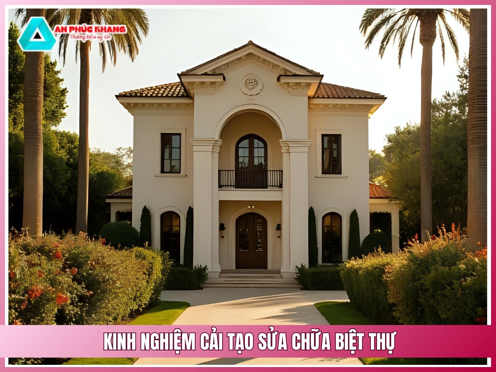 Kinh nghiem cai tao sua chua biet thu tiet kiem chi phi