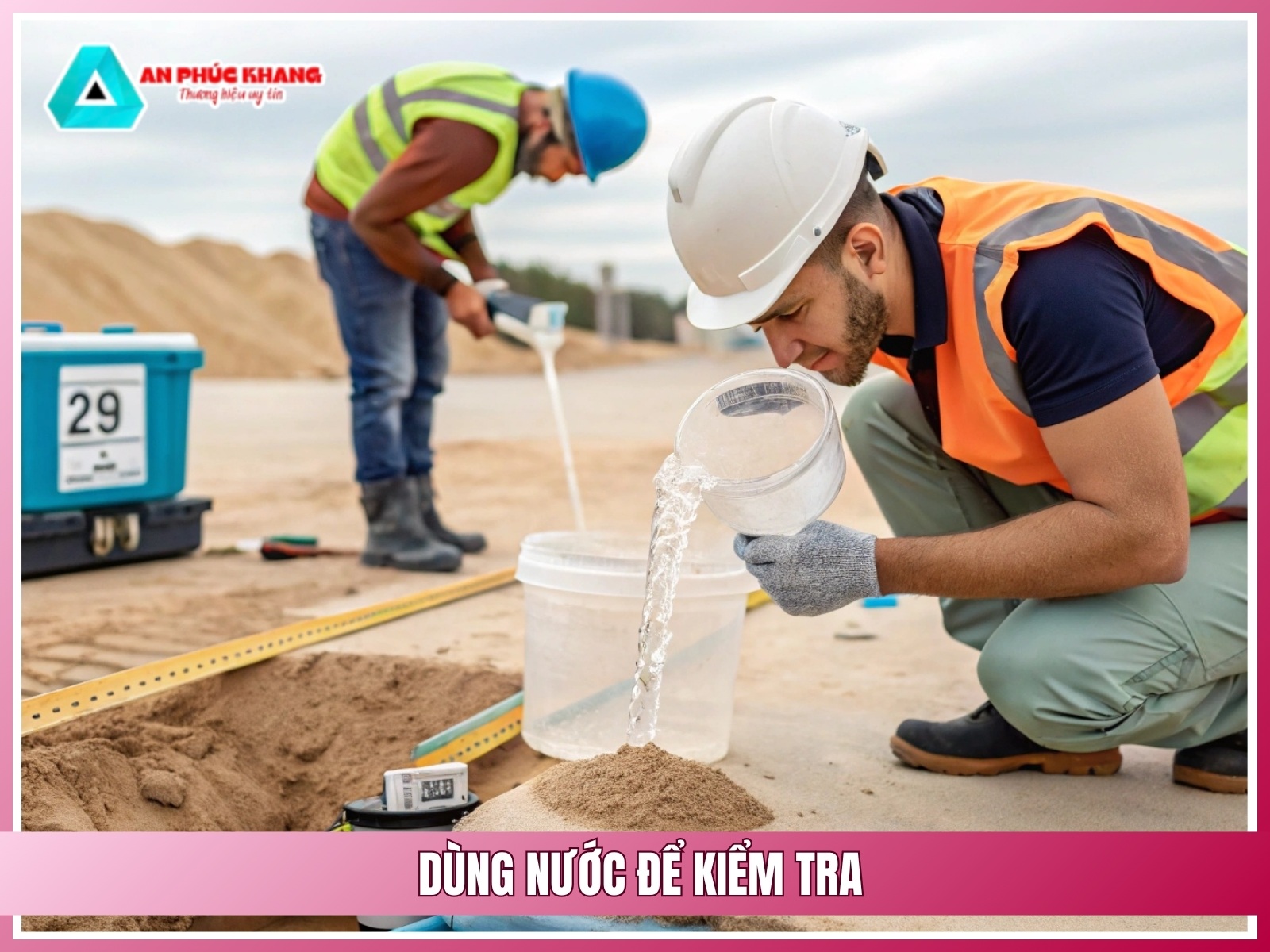 Dung nuoc de kiem tra