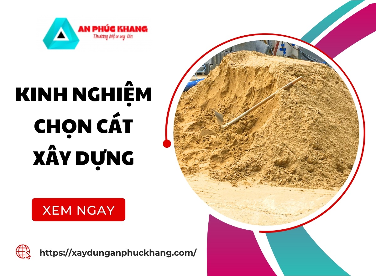 Kinh nghiem chon cat xay dung