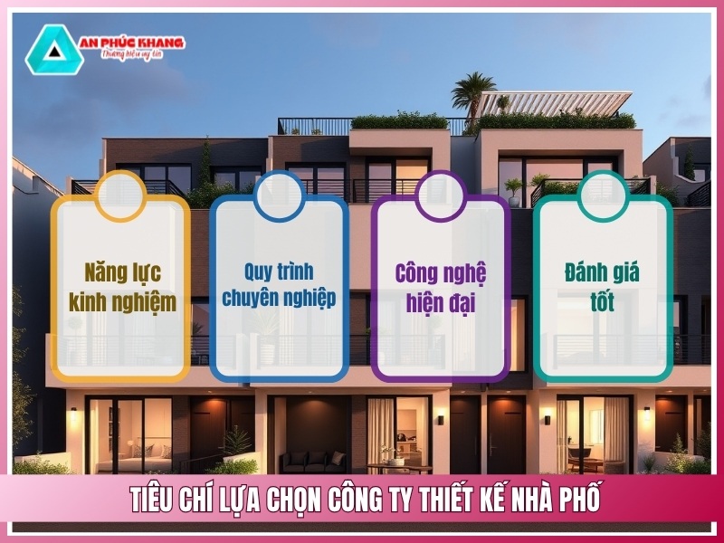 Tieu chi lua chon cong ty thiet ke nha pho uy tin