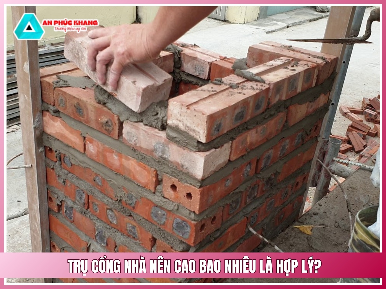 Tru cong nha nen cao bao nhieu la hop ly