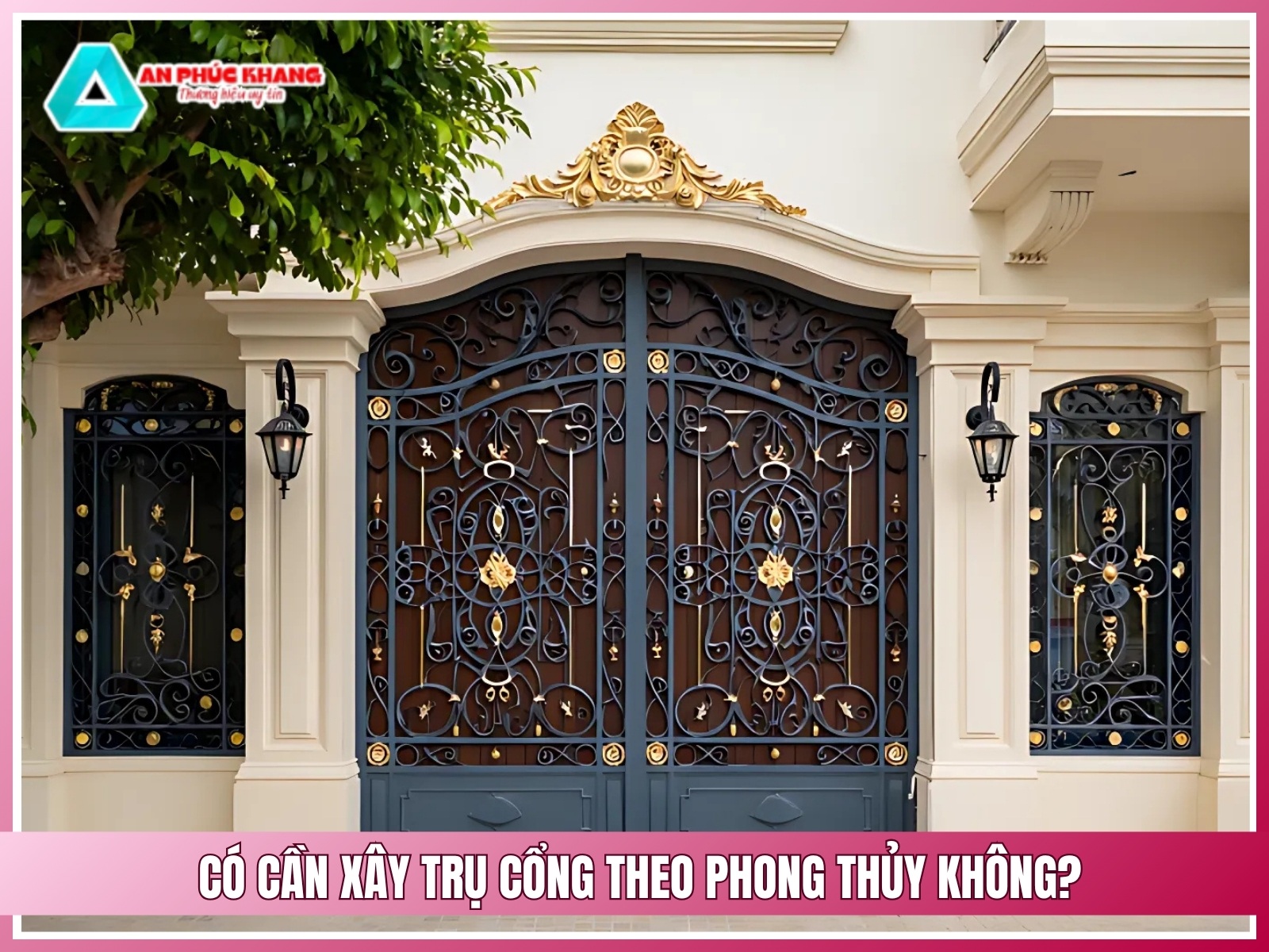 Co can xay tru cong theo phong thuy khong
