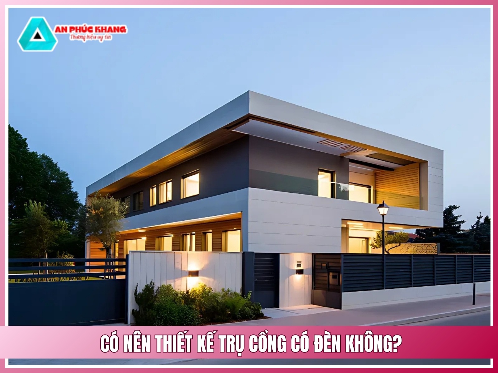 Co nen thiet ke tru cong co den khong
