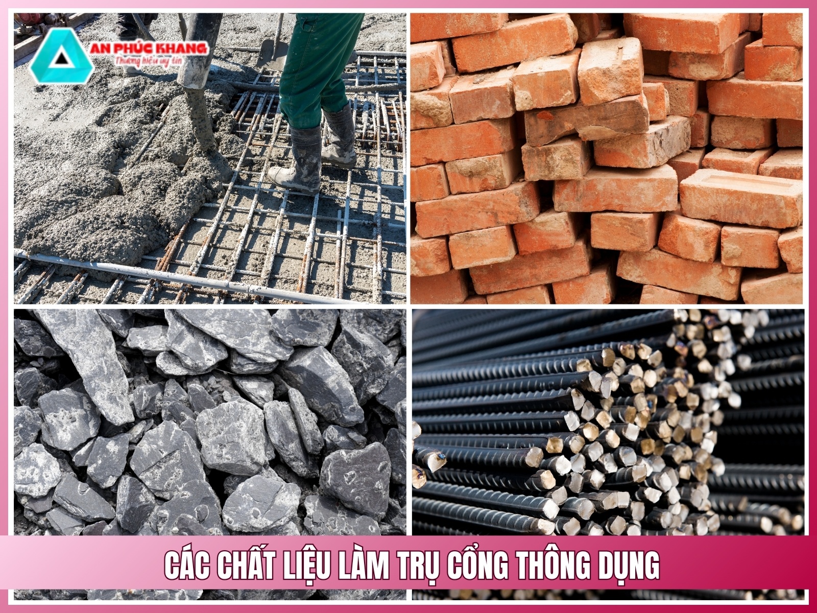 Cac chat lieu lam tru cong thong dung nhat