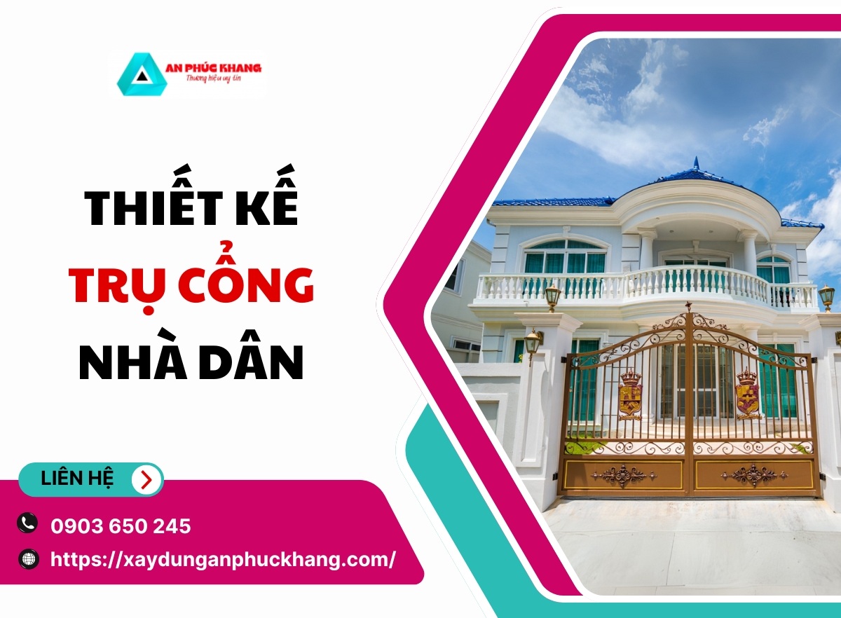 Thiet ke tru cong nha dan
