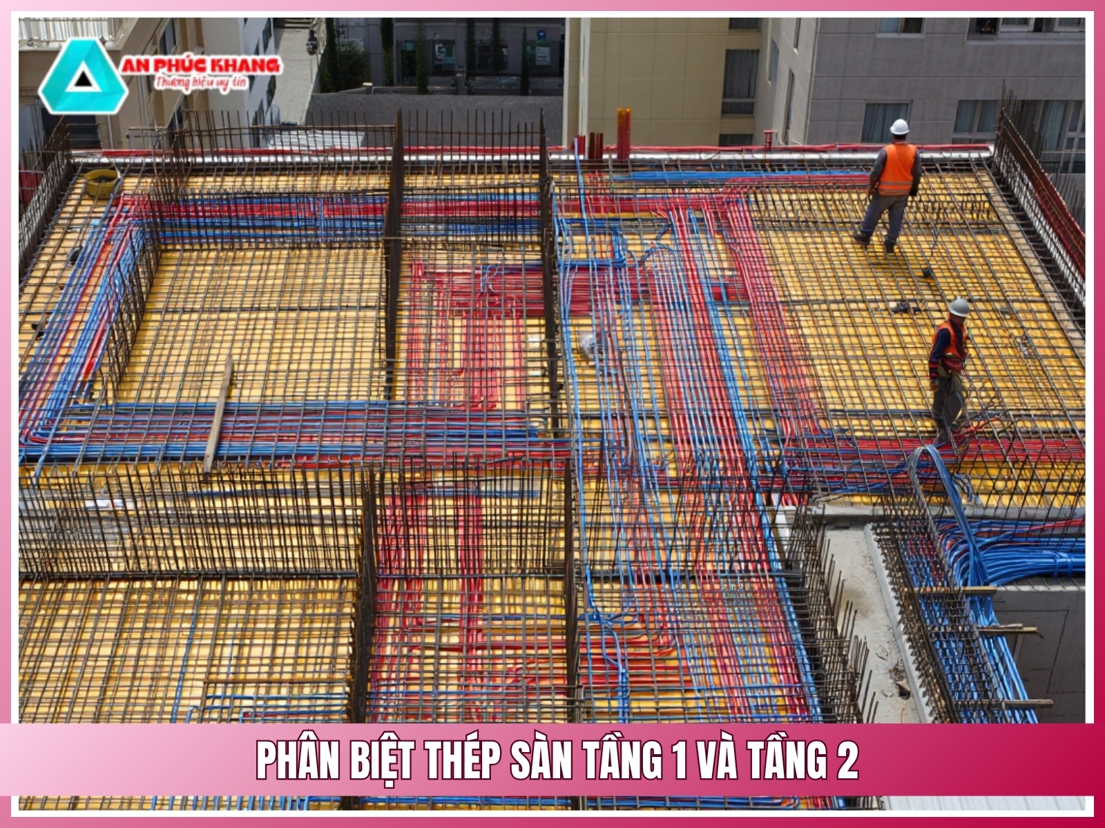 Phan biet thep san tang 1 va tang 2 khi tinh khoi luong nhu the nao