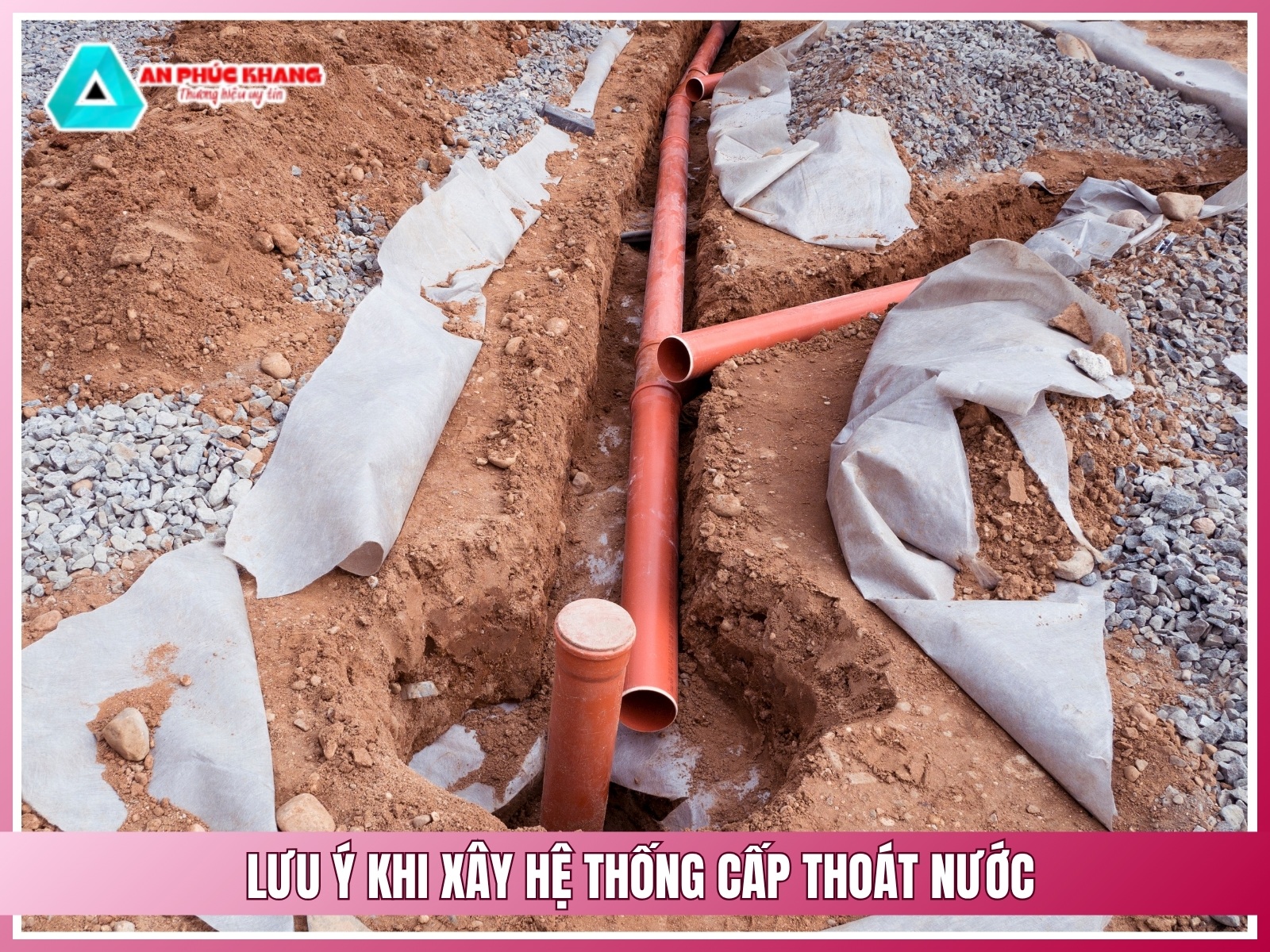Luu y khi xay dung he thong cap thoat nuoc