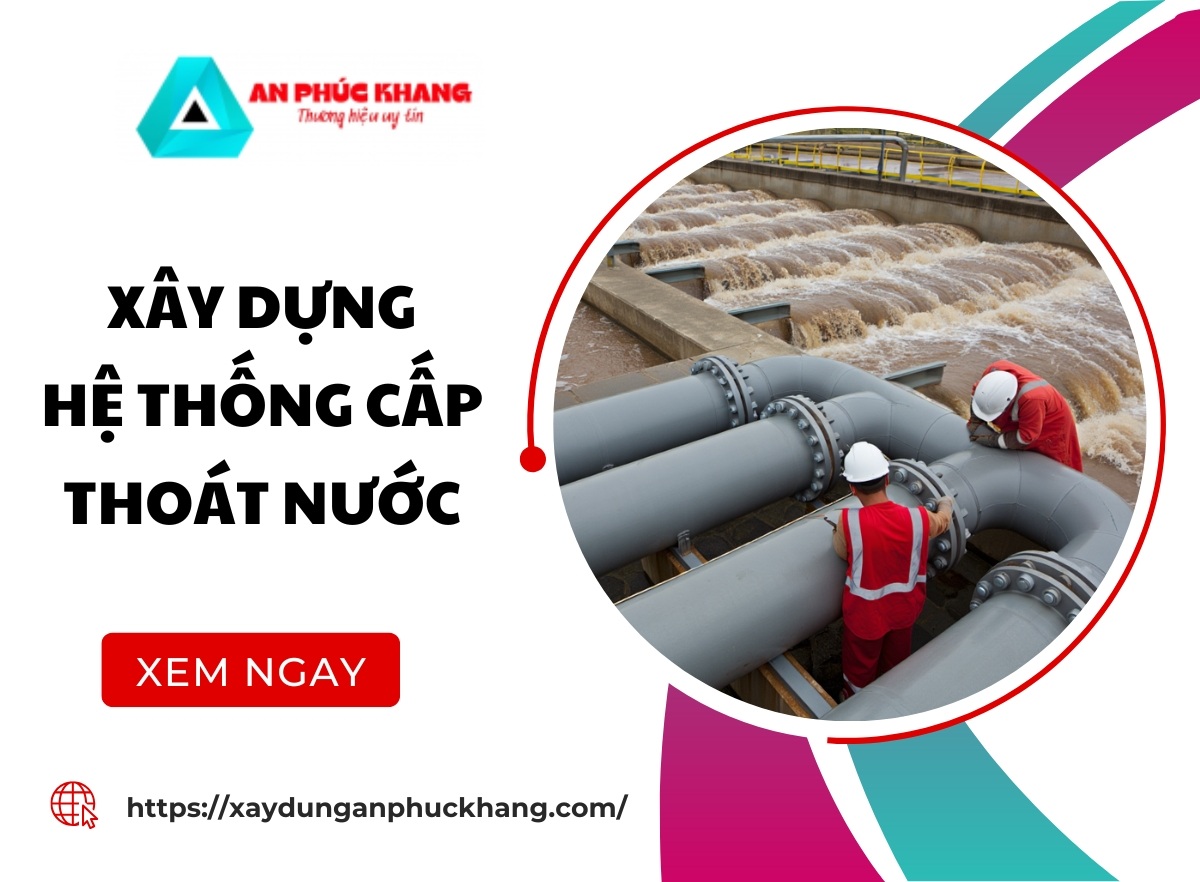 Xay dung he thong cap thoat nuoc