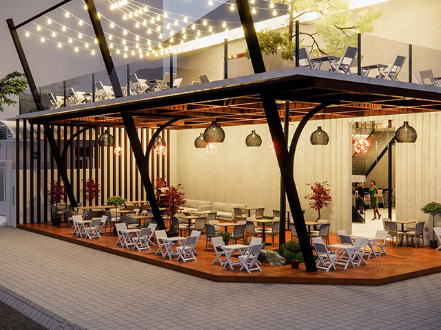 Thi công xây dựng quán cafe